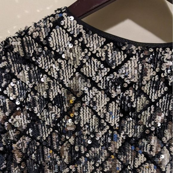 ICHI  Sequin T Shirt Blouse Dress M - Picture 4 of 4